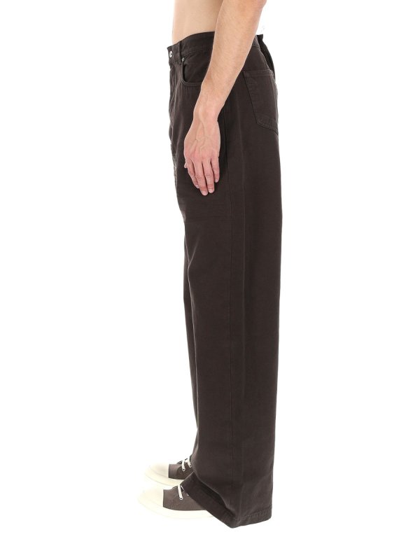 The Best Shops RICK OWENS: ベルボトムジーンズ - フレアジーンズ - ブラウン