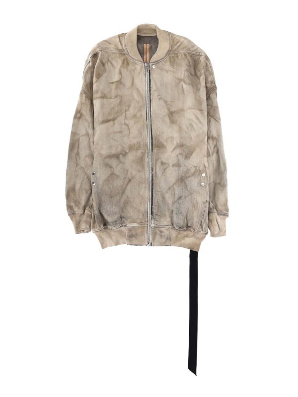 RICK OWENS: ボンバージャケット - ボンバージャケット - ベージュ