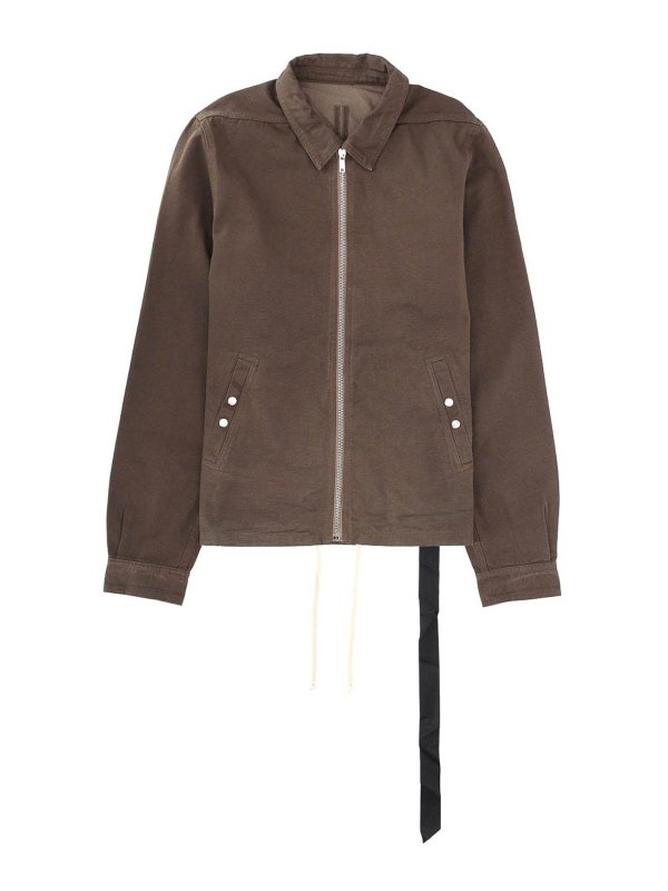 RICK OWENS: casual jackets - Giacca Zipfront