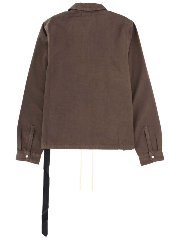 The Best Shops RICK OWENS: casual jackets - Giacca Zipfront