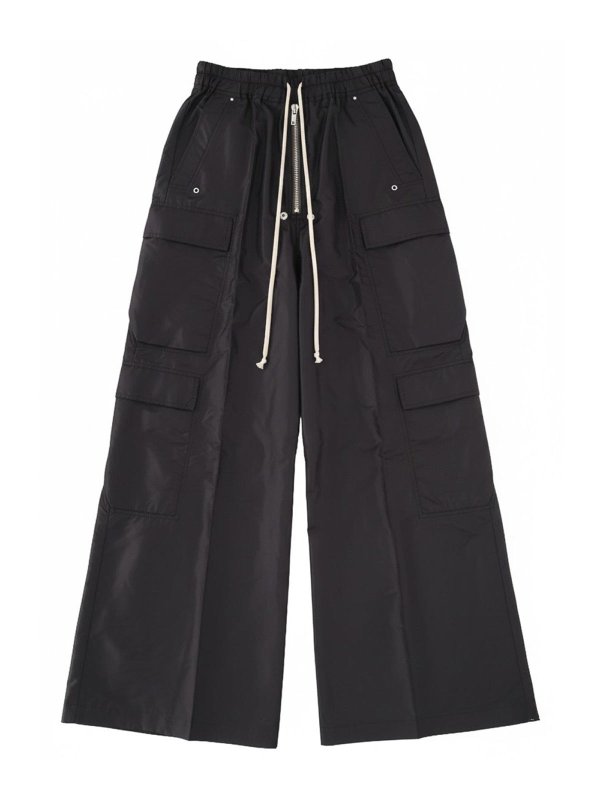 RICK OWENS: カジュアルトラウザー - カジュアルパンツ - 黒