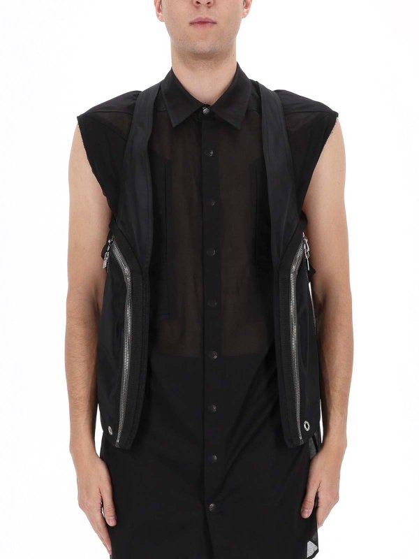 ベスト - 黒 shop online: RICK OWENS