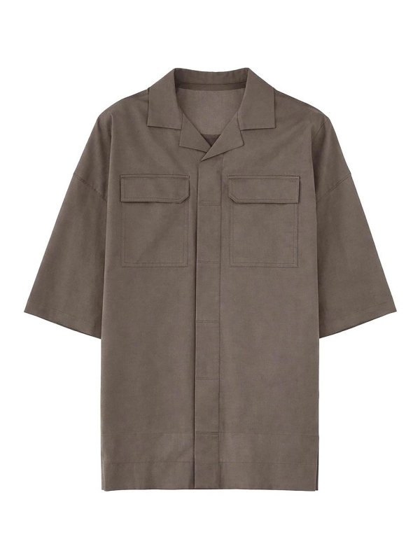 RICK OWENS: シャツ - シャツ - グレー