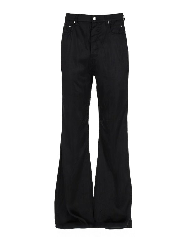 RICK OWENS: カジュアルトラウザー - カジュアルパンツ - 黒
