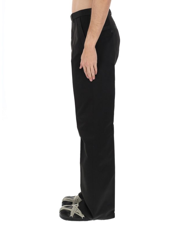 テーラードパンツ - 黒 shop online: RICK OWENS