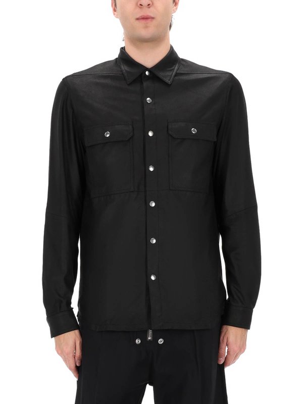The Best Shops RICK OWENS: casual jackets - Leather Jacket
