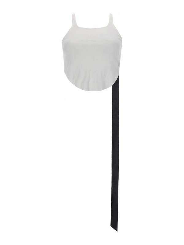 RICK OWENS: Tops y camisetas sin mangas - Top - Blanco