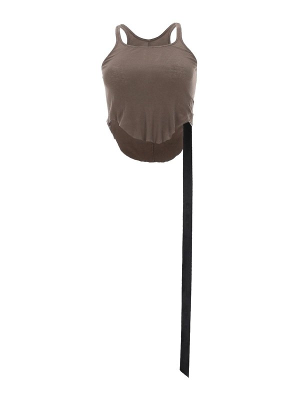 RICK OWENS: トップス＆タンクトップ - トップ/タンクトップ - ブラウン