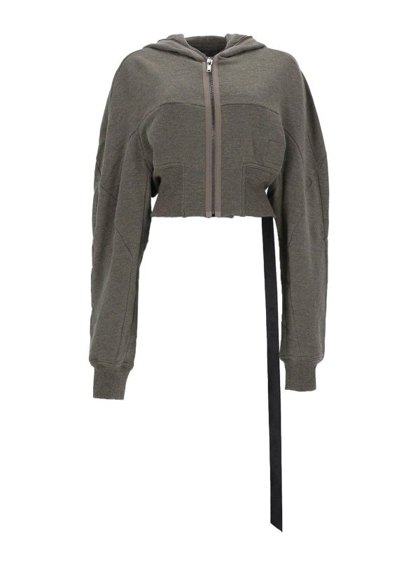 RICK OWENS: Sudaderas y suéteres - Sudadera - Gris