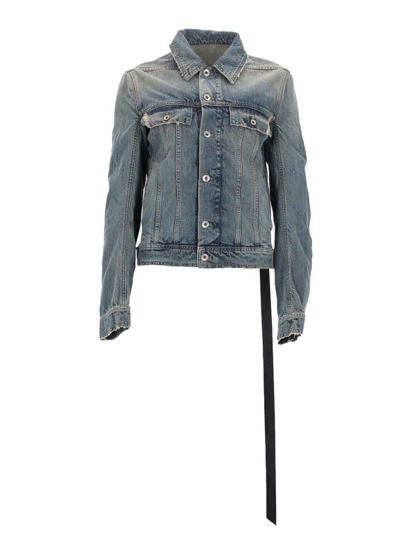RICK OWENS: denim jacket - Denim Jacket