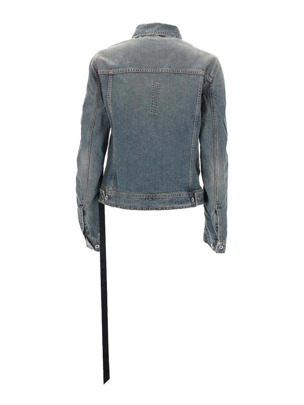 RICK OWENS: denim jacket online - Denim Jacket