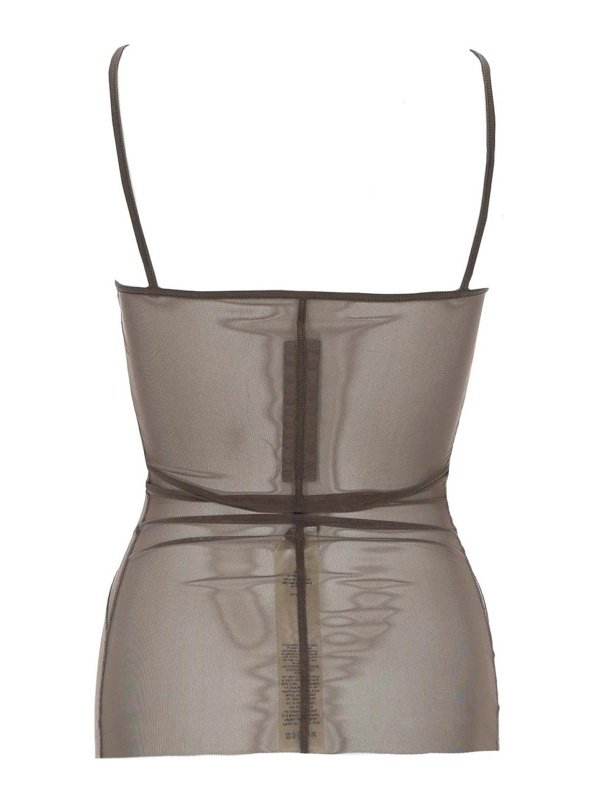 The Best Shops RICK OWENS: Tops und Tank Tops - Top - Hellgrau