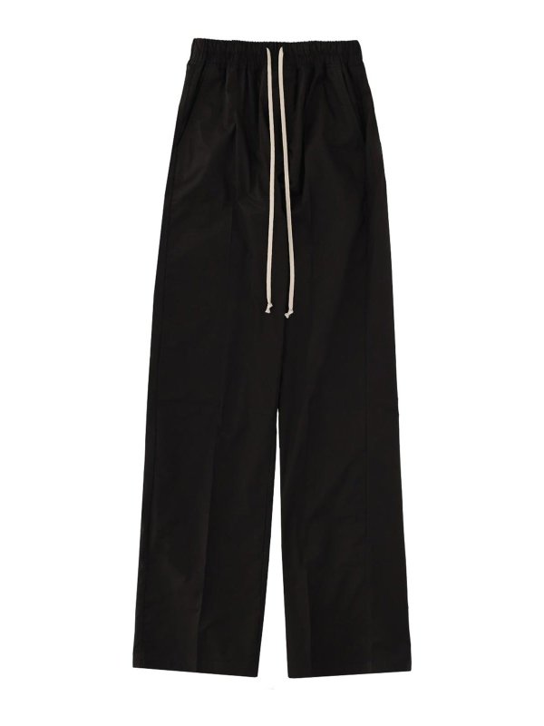 RICK OWENS: カジュアルトラウザー - カジュアルパンツ - 黒