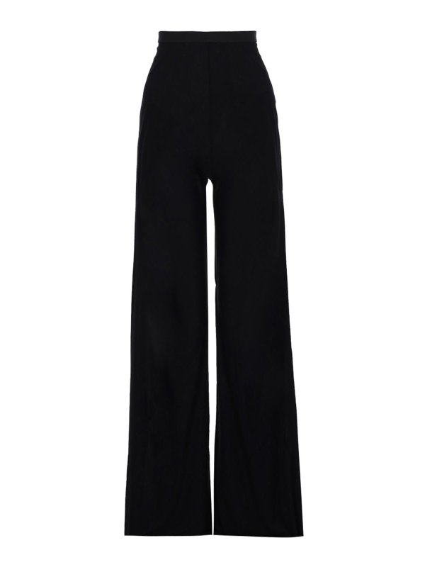 RICK OWENS: カジュアルトラウザー - カジュアルパンツ - 黒