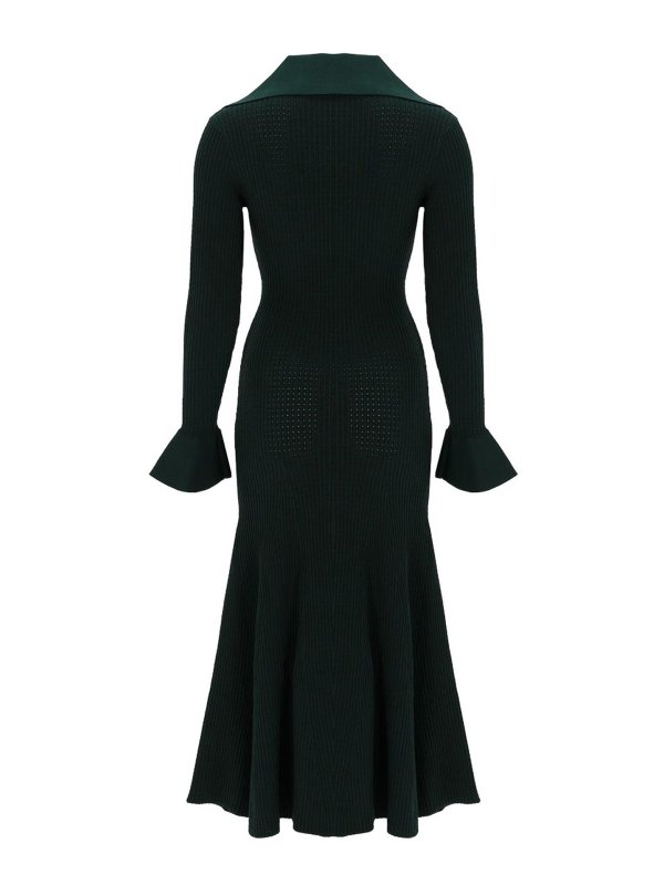 Self Portrait: Maxi robe online - Maxi Robe - Vert