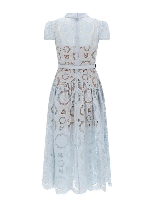 Self Portrait: Maxi robe online - Maxi Robe - Bleu Clair