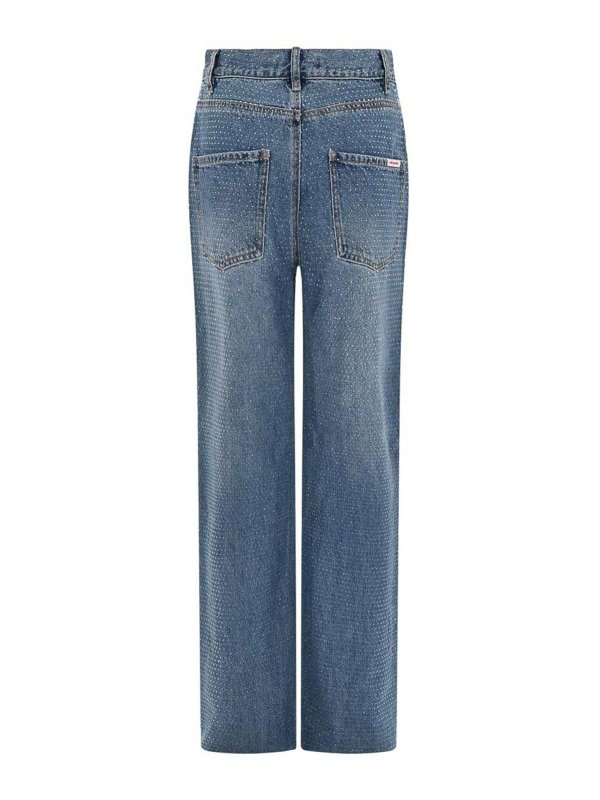 Self Portrait: jeans dritti, a sigaretta online - Jeans Con Strass
