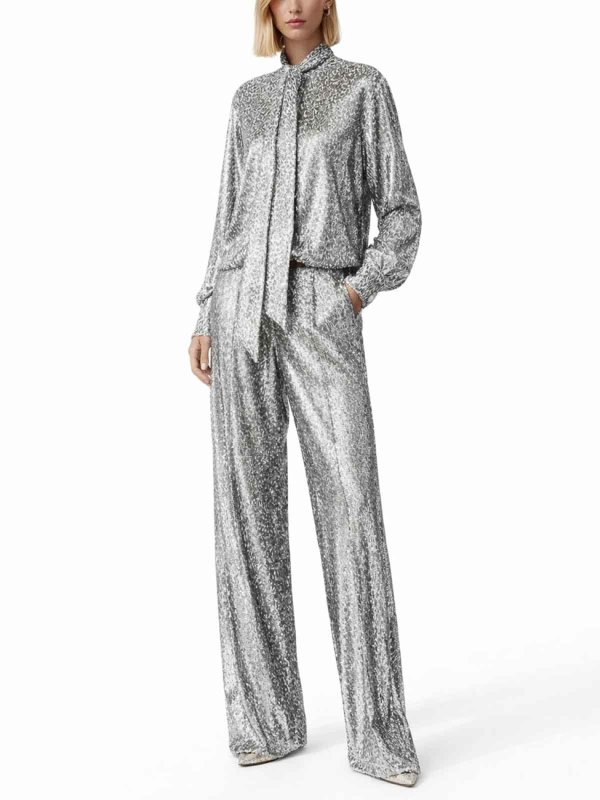 STELLA McCARTNEY: カジュアルトラウザー online - カジュアルパンツ - 銀