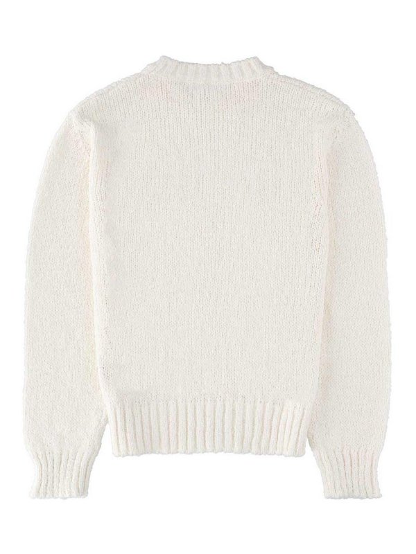 SUNFLOWER: Strickpullover mit Rundhalsausschnitt online - Rundhalspullover - Weiß