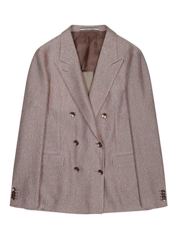TAGLIATORE: blazers - Double-breasted jacket