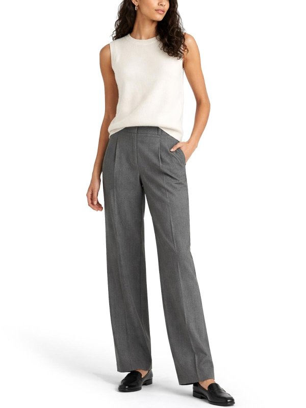 Theory: Pull col rond online - Pull Col Rond - Blanc