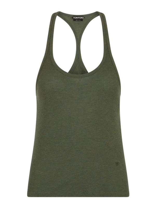 TOM FORD: Tops und Tank Tops - Top - Grün