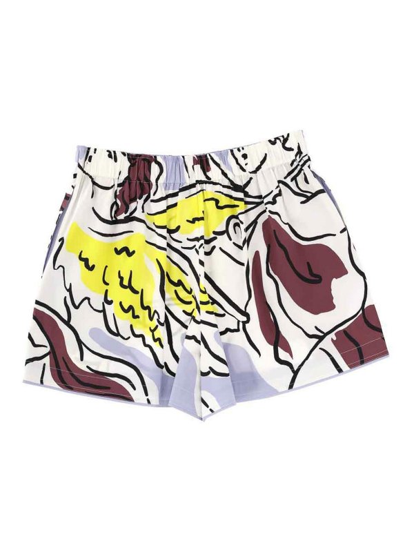 The Best Shops TORY BURCH: Trousers Shorts - Printed Shorts