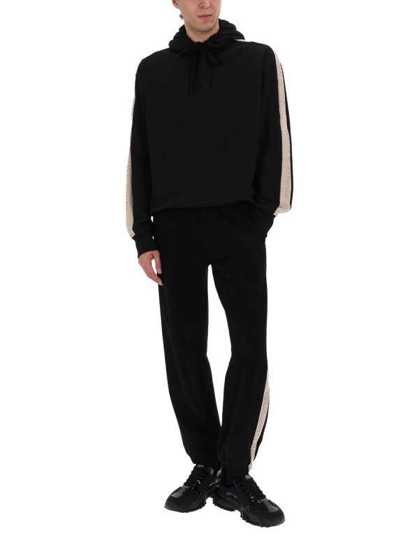 Versace Jeans Couture: スウェットパンツ online - トラックスーツ ボトムス - 黒
