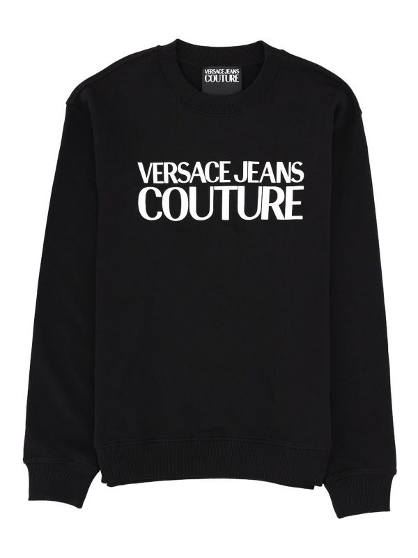 Versace Jeans Couture: スウェット＆セーター - スウェットシャツ/セーター - 黒