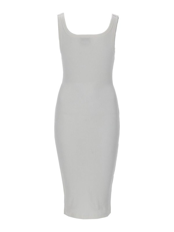 Versace Jeans Couture: ニーレングスドレス online - 膝丈ドレス - 白