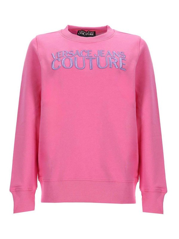 Versace Jeans Couture: スウェット＆セーター - スウェットシャツ/セーター - ヌードカラー
