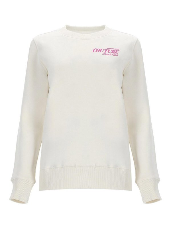 Versace Jeans Couture: スウェット＆セーター - スウェットシャツ/セーター - 白