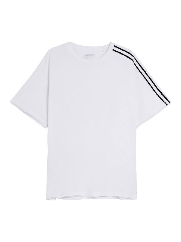 Y-3: Camisetas - Camiseta - Blanco
