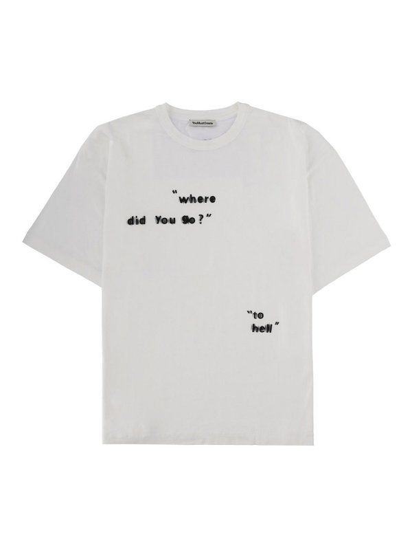 YMC: T-shirts - T-Shirt - Blanc