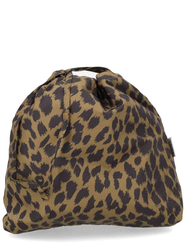 The Best Shops ASPESI: totes bags - Leopard Print Bag
