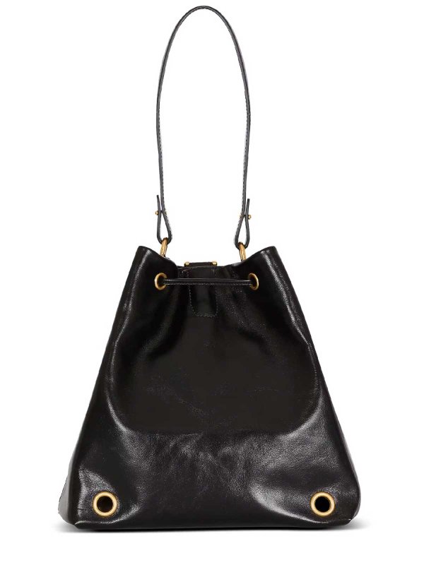 The Best Shops Balmain: backpacks - Pulse Convertible Leather Backpack