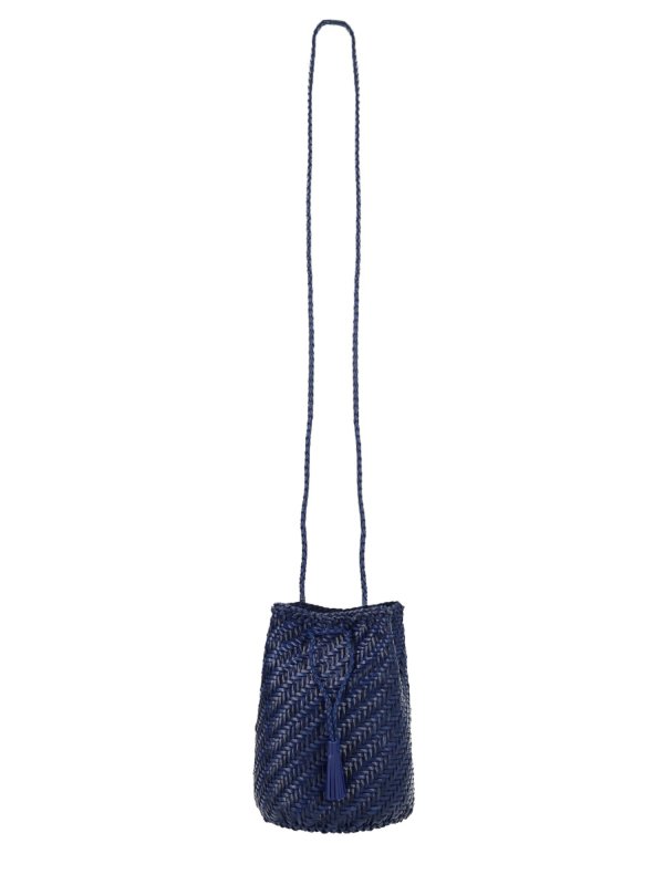 DRAGON DIFFUSION: Secchielli online - Borsa Pompom Double Jump Tan