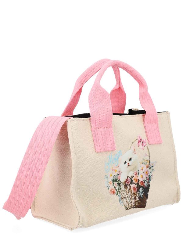 m.s.g.m.: totes bags online - Small Tote Bag With Print