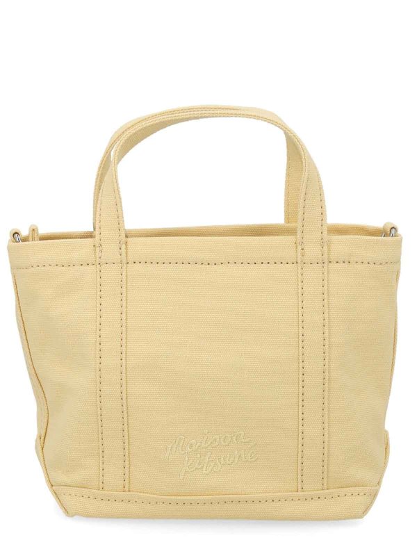 The Best Shops MAISON KITSUNÉ: Handtaschen - Shopper - Beige