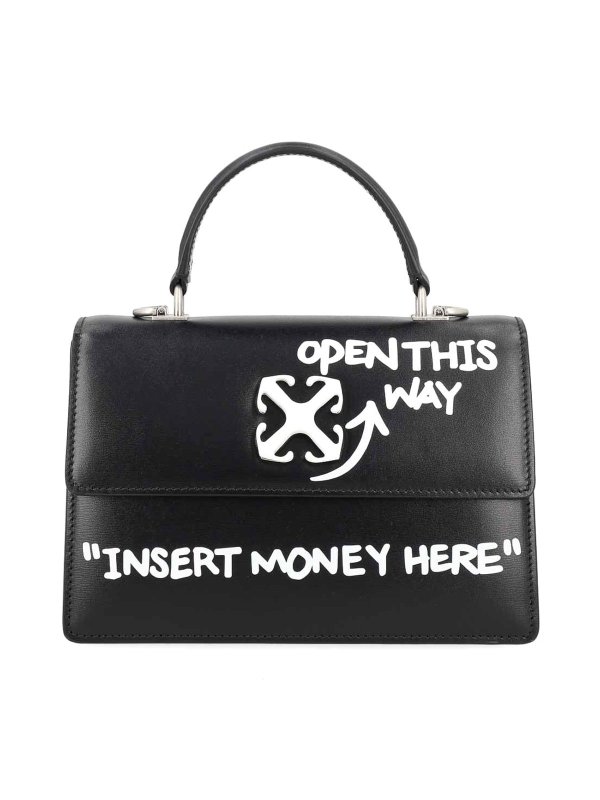 OFF-WHITE: Handtaschen - Shopper - Schwarz
