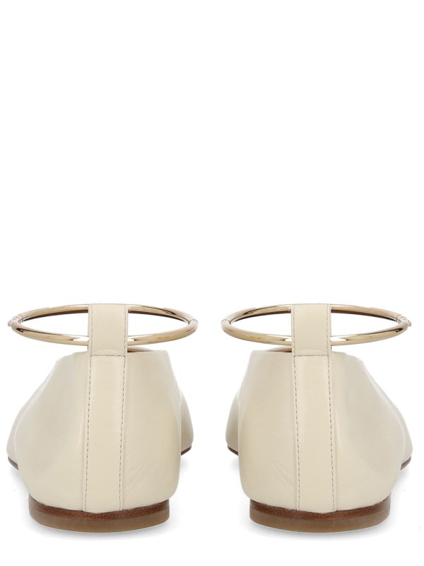 フラットシューズ - ベージュ shop online: JIL SANDER