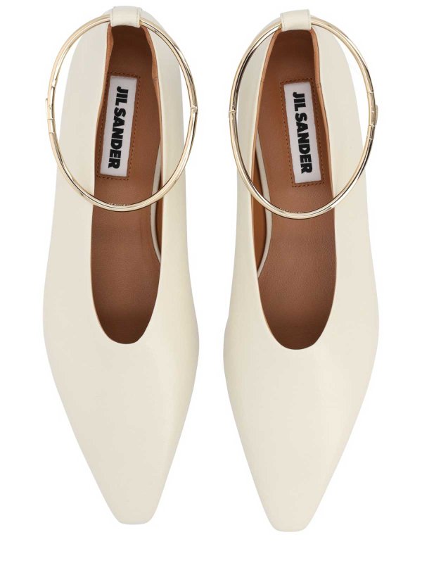 JIL SANDER buy online フラットシューズ - ベージュ