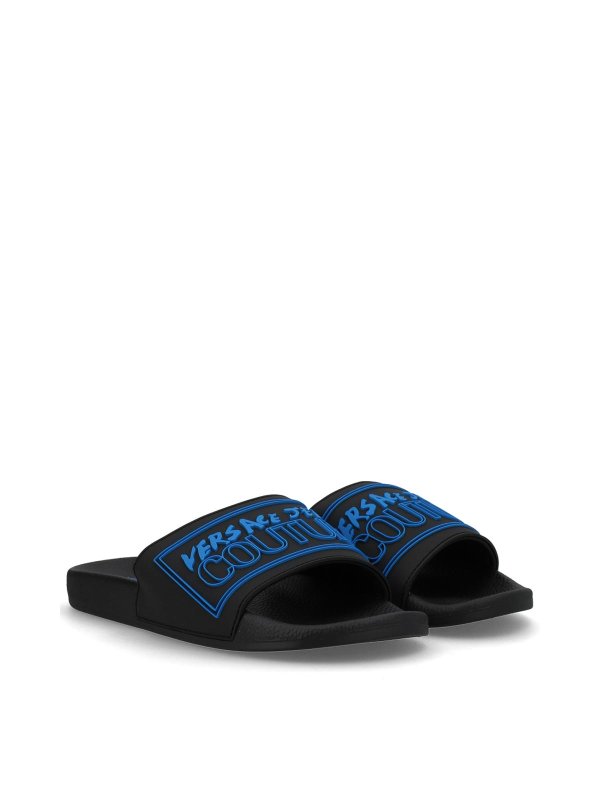 Versace Jeans Couture: フラットシューズ online - フラットシューズ - 黒