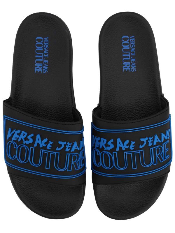 The Best Shops Versace Jeans Couture: フラットシューズ - 黒