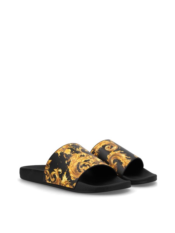 Versace Jeans Couture: フラットシューズ online - フラットシューズ - 黒