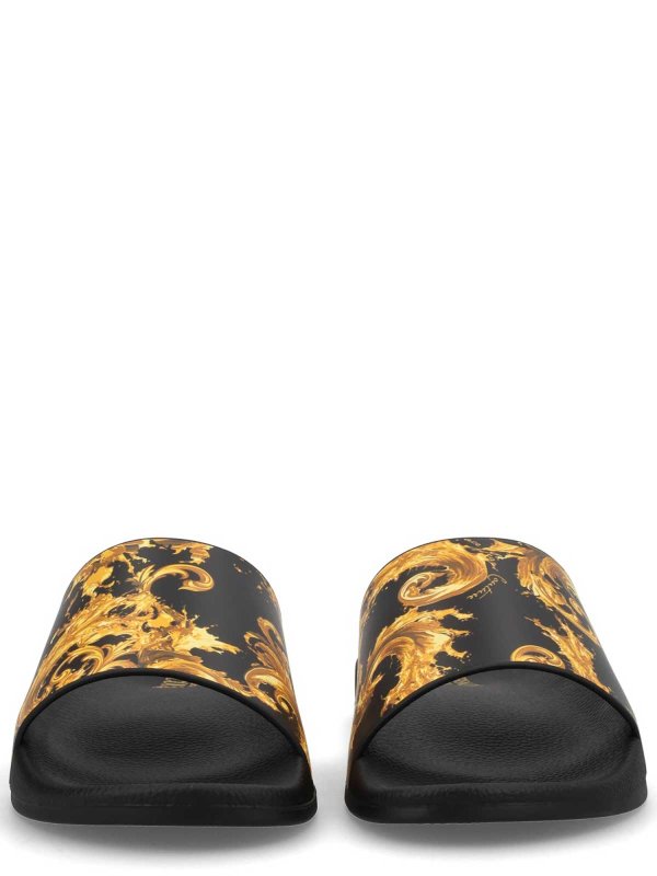 The Best Shops Versace Jeans Couture: フラットシューズ - フラットシューズ - 黒