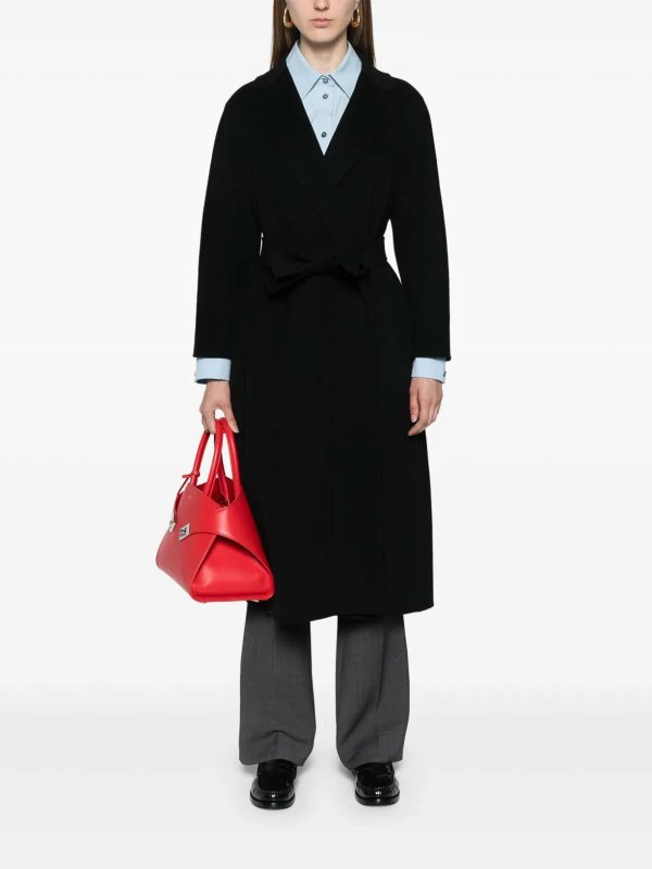 The Best Shops S MAX MARA: トレンチコート - トレンチコート - 黒