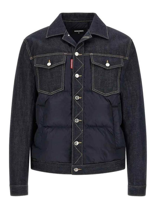 DSQUARED2: カジュアルジャケット - カジュアルジャケット - ダークブルー