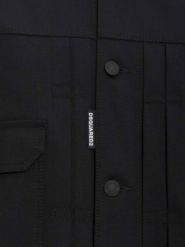 カジュアルジャケット - 黒 shop online: DSQUARED2