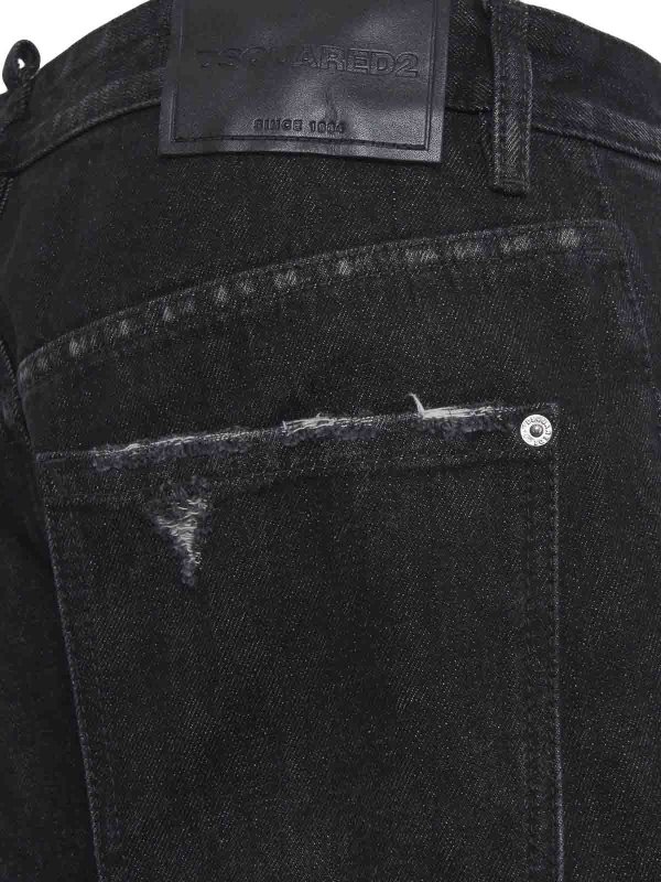 Pants 5 Pockets Black shop online: DSQUARED2